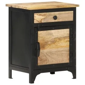 Solid mango wood bedside table 40x30x50 cm by , Nightstands - Ref: Foro24-289102, Price: 92,88 €, Discount: %