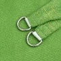 Toldo de vela verde claro HDPE 160 g/m² 2,5x2,5x3,5 m de , Sombrillas - Ref: Foro24-311306, Precio: 17,76 €, Descuento: %