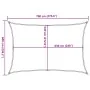 Toldo de vela HDPE rojo 160 g/m² 6x7 m de , Sombrillas - Ref: Foro24-311634, Precio: 78,57 €, Descuento: %