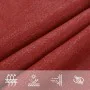 Toldo de vela rojo HDPE 160 g/m² 3x4x5 m de , Sombrillas - Ref: Foro24-311641, Precio: 21,74 €, Descuento: %