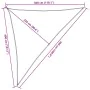 Toldo de vela rojo HDPE 160 g/m² 3x4x5 m de , Sombrillas - Ref: Foro24-311641, Precio: 21,74 €, Descuento: %