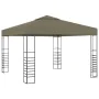 Carpa de jardín con tejado retráctil gris taupe 3x3m 180 g/m² de , Carpas y cenadores - Ref: Foro24-312228, Precio: 247,81 €,...