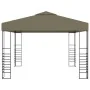Carpa de jardín con tejado retráctil gris taupe 3x3m 180 g/m² de , Carpas y cenadores - Ref: Foro24-312228, Precio: 247,81 €,...