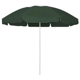 Sombrilla de playa verde 240 cm de , Sombrillas - Ref: Foro24-314713, Precio: 32,78 €, Descuento: %