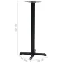 Pata de mesa de bistró hierro fundido negro 56x56x107 cm de , Patas para mesas - Ref: Foro24-325430, Precio: 89,95 €, Descuen...