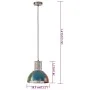 Multicolor round industrial pendant lamp E27 25 W 28.5 cm by , Lamps - Ref: Foro24-344401, Price: 46,34 €, Discount: %