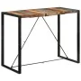 Mesa alta de bar madera maciza reciclada 140x70x110 cm de , Mesas de cocina y de comedor - Ref: Foro24-351719, Precio: 208,17...