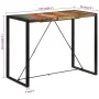 Mesa alta de bar madera maciza reciclada 140x70x110 cm de , Mesas de cocina y de comedor - Ref: Foro24-351719, Precio: 208,17...