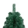 Medio árbol de Navidad con luces y bolas verde 120 cm de , Arboles de navidad - Ref: Foro24-3077477, Precio: 48,90 €, Descuen...