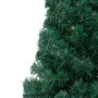 Medio árbol de Navidad con luces y bolas verde 120 cm de , Arboles de navidad - Ref: Foro24-3077477, Precio: 48,90 €, Descuen...