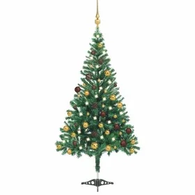 Árbol de Navidad artificial con luces y bolas 564 ramas 180 cm de , Arboles de navidad - Ref: Foro24-3077489, Precio: 67,92 €...