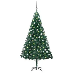 Árbol de Navidad preiluminado con luces y bolas verde 120 cm de , Arboles de navidad - Ref: Foro24-3077706, Precio: 47,77 €, ...