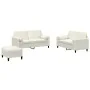 Set of sofas with cushions 3 pieces cream velvet by , Sofas - Ref: Foro24-3202012, Price: 565,08 €, Discount: %