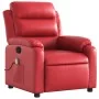 Sillón de masaje reclinable cuero sintético rojo de , Sillones - Ref: Foro24-373498, Precio: 241,61 €, Descuento: %