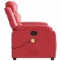 Sillón de masaje reclinable cuero sintético rojo de , Sillones - Ref: Foro24-373498, Precio: 241,61 €, Descuento: %