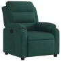 Sillón reclinable de terciopelo verde oscuro de , Sillones - Ref: Foro24-373502, Precio: 213,37 €, Descuento: %