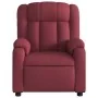 Sillón de masaje reclinable de tela color vino tinto de , Sillones - Ref: Foro24-373589, Precio: 220,00 €, Descuento: %