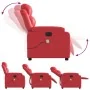 Sillón de masaje reclinable eléctrico de cuero artificial rojo de , Sillones - Ref: Foro24-3205040, Precio: 288,33 €, Descuen...