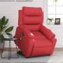 Sillón de majaje elevable eléctrico cuero artificial rojo de , Sillones - Ref: Foro24-3205068, Precio: 377,37 €, Descuento: %