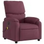 Sillón reclinable de masaje eléctrico tela morado de , Sillones - Ref: Foro24-3204819, Precio: 245,18 €, Descuento: %