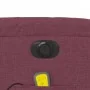 Sillón reclinable de masaje eléctrico tela morado de , Sillones - Ref: Foro24-3204819, Precio: 245,18 €, Descuento: %