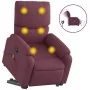 Sillón de masaje eléctrico reclinable elevable tela morado de , Sillones - Ref: Foro24-3204867, Precio: 328,84 €, Descuento: %