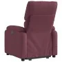 Sillón de masaje eléctrico reclinable elevable tela morado de , Sillones - Ref: Foro24-3204867, Precio: 328,84 €, Descuento: %