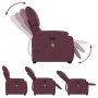 Sillón de masaje eléctrico reclinable elevable tela morado de , Sillones - Ref: Foro24-3204867, Precio: 328,84 €, Descuento: %