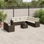 Set mit 10 Gartensofas und -kissen Kunstrattan braun von , Modulare Sofas für den Außenbereich - Ref: Foro24-3251500, Preis: ...