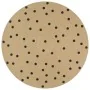 Alfombra de yute tejida a mano de yute estampado lunares 150 cm de , Alfombras - Ref: Foro24-133688, Precio: 62,45 €, Descuen...