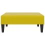 Sofá cama 2 plazas con almohadas taburete terciopelo amarillo de , Sofás - Ref: Foro24-3216223, Precio: 327,29 €, Descuento: %