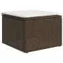Set of 6-piece garden sofas and cushions synthetic rattan brown by , Modular outdoor sofas - Ref: Foro24-3221722, Price: 386,...