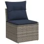 Set de sofás de jardín 4 pzas con cojines ratán sintético gris de , Conjuntos de jardín - Ref: Foro24-3255802, Precio: 288,26...