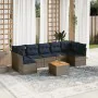 Set de sofás de jardín 8 pzas con cojines ratán sintético gris de , Conjuntos de jardín - Ref: Foro24-3255907, Precio: 544,35...