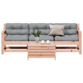 Juego de muebles jardín 4 pzas y cojines madera abeto Douglas de , Conjuntos de jardín - Ref: Foro24-3250798, Precio: 392,60 ...