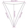 Toldo de vela triangular HDPE amarillo 160 g/m² 5x6x6 m de , Sombrillas - Ref: Foro24-311593, Precio: 38,80 €, Descuento: %