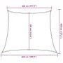 Toldo de vela trapecio HDPE amarillo 160 g/m² 4/5x4 m de , Sombrillas - Ref: Foro24-311601, Precio: 42,31 €, Descuento: %