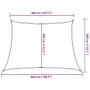 Toldo de vela trapecio HDPE naranja 160 g/m² 4/5x3 m de , Sombrillas - Ref: Foro24-311710, Precio: 43,21 €, Descuento: %