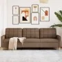 Sofá de 3 plazas de tela marrón 210 cm de , Sofás - Ref: Foro24-4007417, Precio: 310,18 €, Descuento: %
