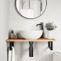 Encimera tocador baño madera acacia acabado aceite 80x40x2cm de , Tocadores de baño - Ref: Foro24-3279688, Precio: 46,17 €, D...