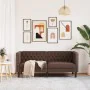 Sofá Chesterfield de 2 plazas cuero artificial marrón de , Sofás - Ref: Foro24-372661, Precio: 256,17 €, Descuento: %