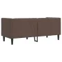 Sofá Chesterfield de 2 plazas cuero artificial marrón de , Sofás - Ref: Foro24-372661, Precio: 256,17 €, Descuento: %