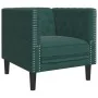 Sillón Chesterfield de terciopelo verde oscuro de , Sofás - Ref: Foro24-372675, Precio: 160,59 €, Descuento: %