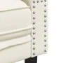 Sillón Chesterfield de terciopelo blanco crema de , Sofás - Ref: Foro24-372680, Precio: 158,74 €, Descuento: %
