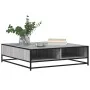 Mesa centro madera ingeniería y metal gris Sonoma 100x100x30 cm de , Mesas de centro - Ref: Foro24-848777, Precio: 81,02 €, D...