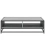 Mesa centro madera ingeniería y metal gris Sonoma 100x100x30 cm de , Mesas de centro - Ref: Foro24-848777, Precio: 81,02 €, D...