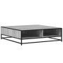 Mesa centro madera ingeniería y metal gris Sonoma 100x100x30 cm de , Mesas de centro - Ref: Foro24-848777, Precio: 81,02 €, D...