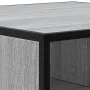 Mesa centro madera ingeniería y metal gris Sonoma 100x100x30 cm de , Mesas de centro - Ref: Foro24-848777, Precio: 81,02 €, D...