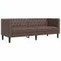 Juego de sofás Chesterfield 2 piezas cuero sintético marrón de , Sofás - Ref: Foro24-3209276, Precio: 533,15 €, Descuento: %