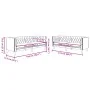 Juego de sofás Chesterfield 2 piezas cuero sintético marrón de , Sofás - Ref: Foro24-3209276, Precio: 533,15 €, Descuento: %